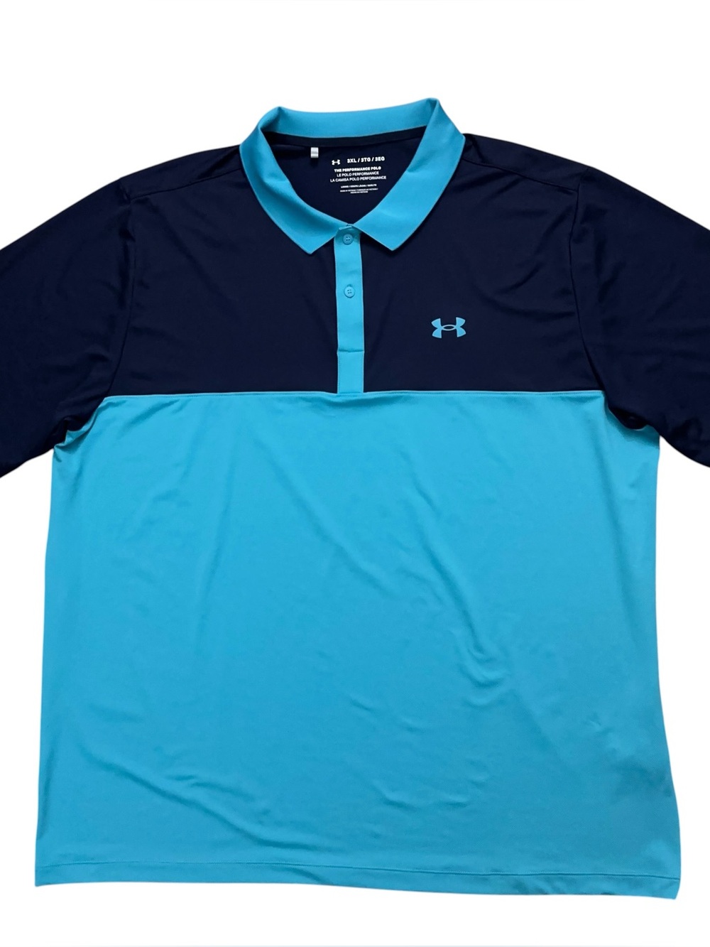 Under Armour The Performance Polo Shirt Mens 3XL Short Sleeve Golf Stretch Green